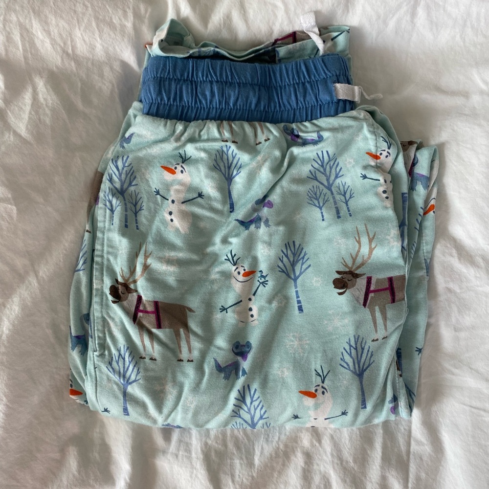 Little sleepies frozen Olaf and friends pj pants
